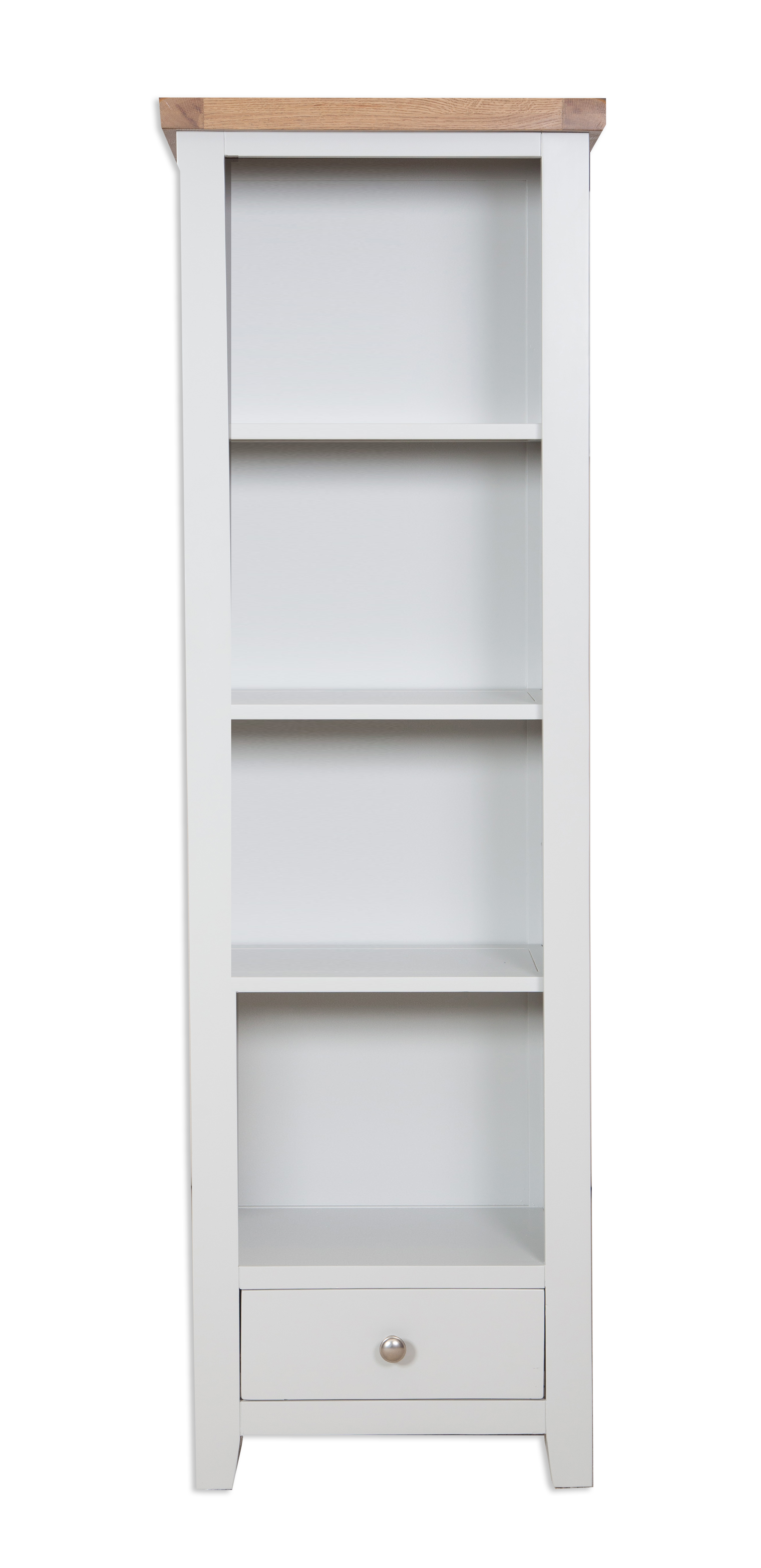 Parisian Grey Slim Bookcase by IFD | Style Our Home