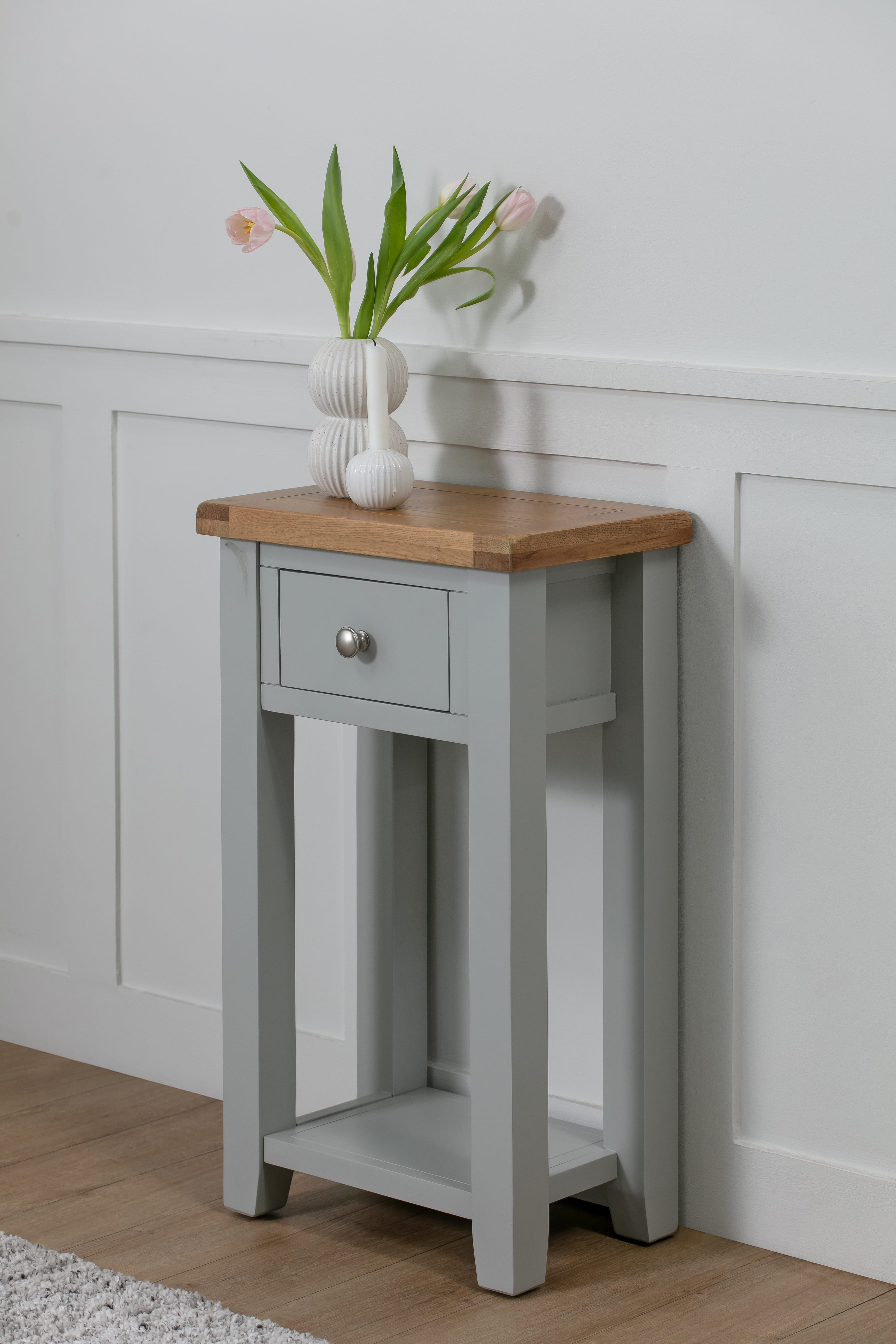 Parisian Grey 1 Drawer Console Table by IFD | Style Our Home