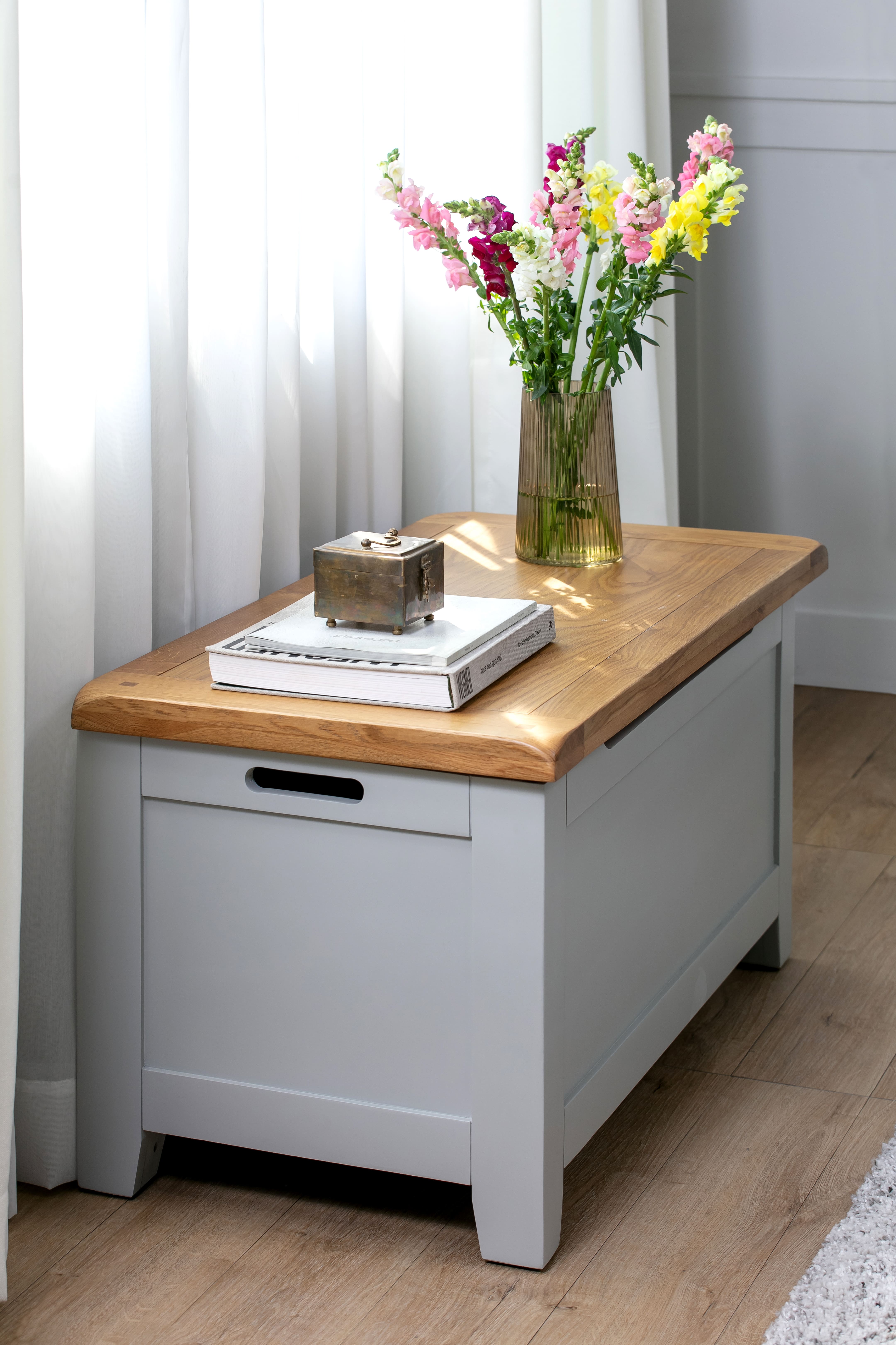Parisian Grey Blanket Box by IFD | Style Our Home
