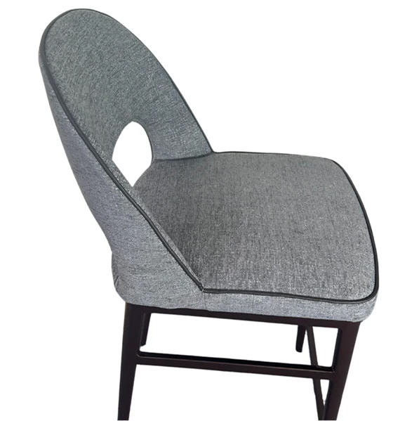Verna Bar Stool - Enzimi Dark Grey and Dark Bronze by Tommy Franks | Style Our Home