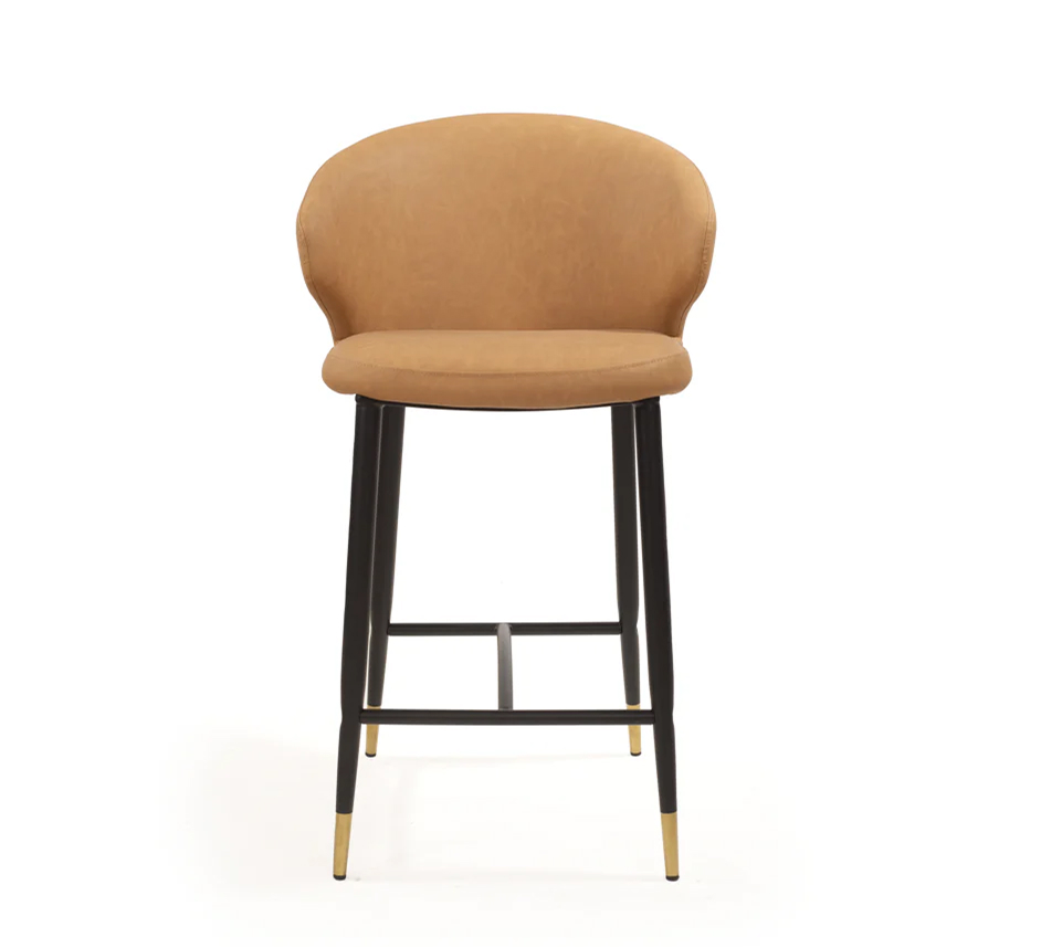 Bellroy Barstool - Vintage Eco Pelle Honey by Tommy Franks | Style Our Home