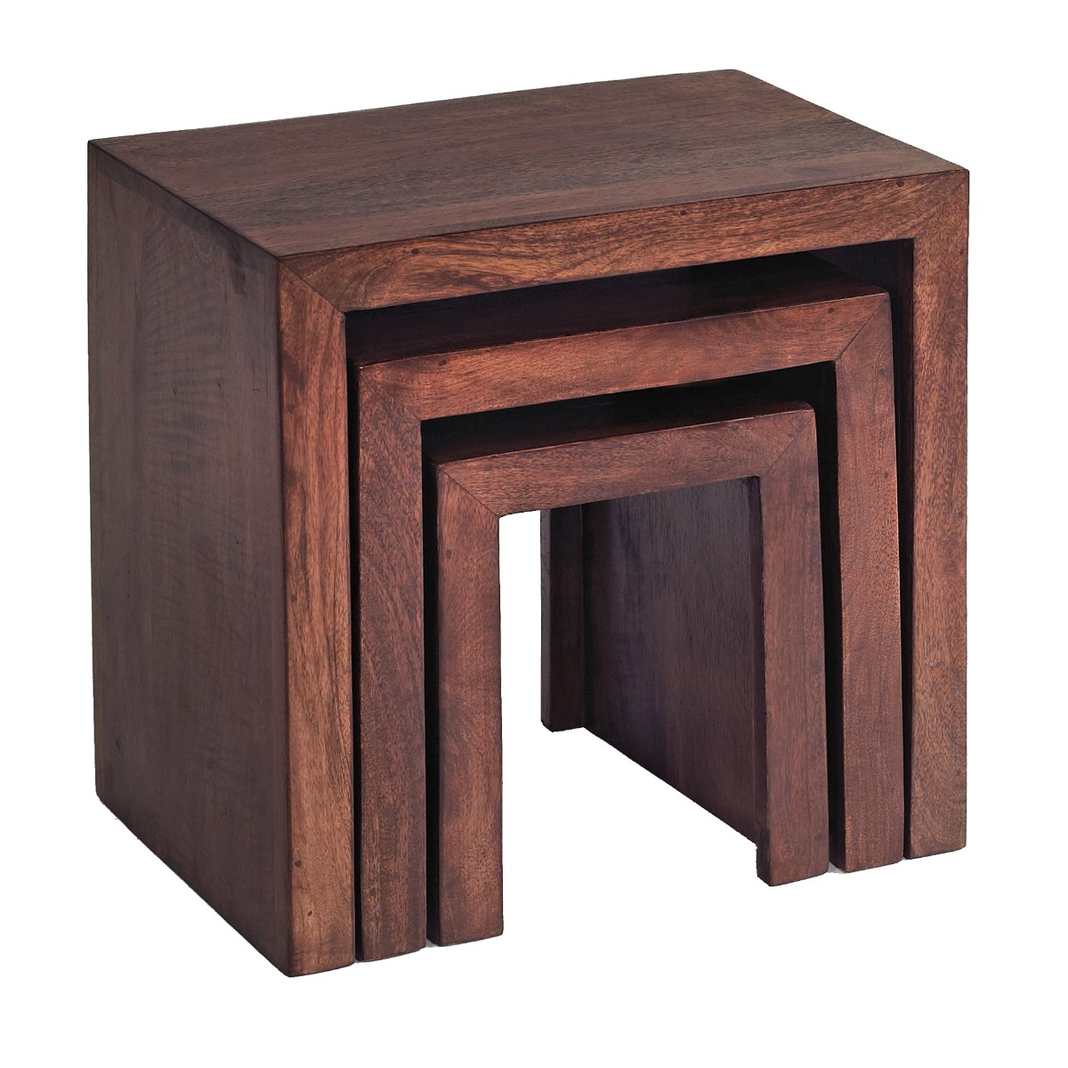 Karoo Dark Mango Nest Of 3 Tables by Karvello Designs | Style Our Home