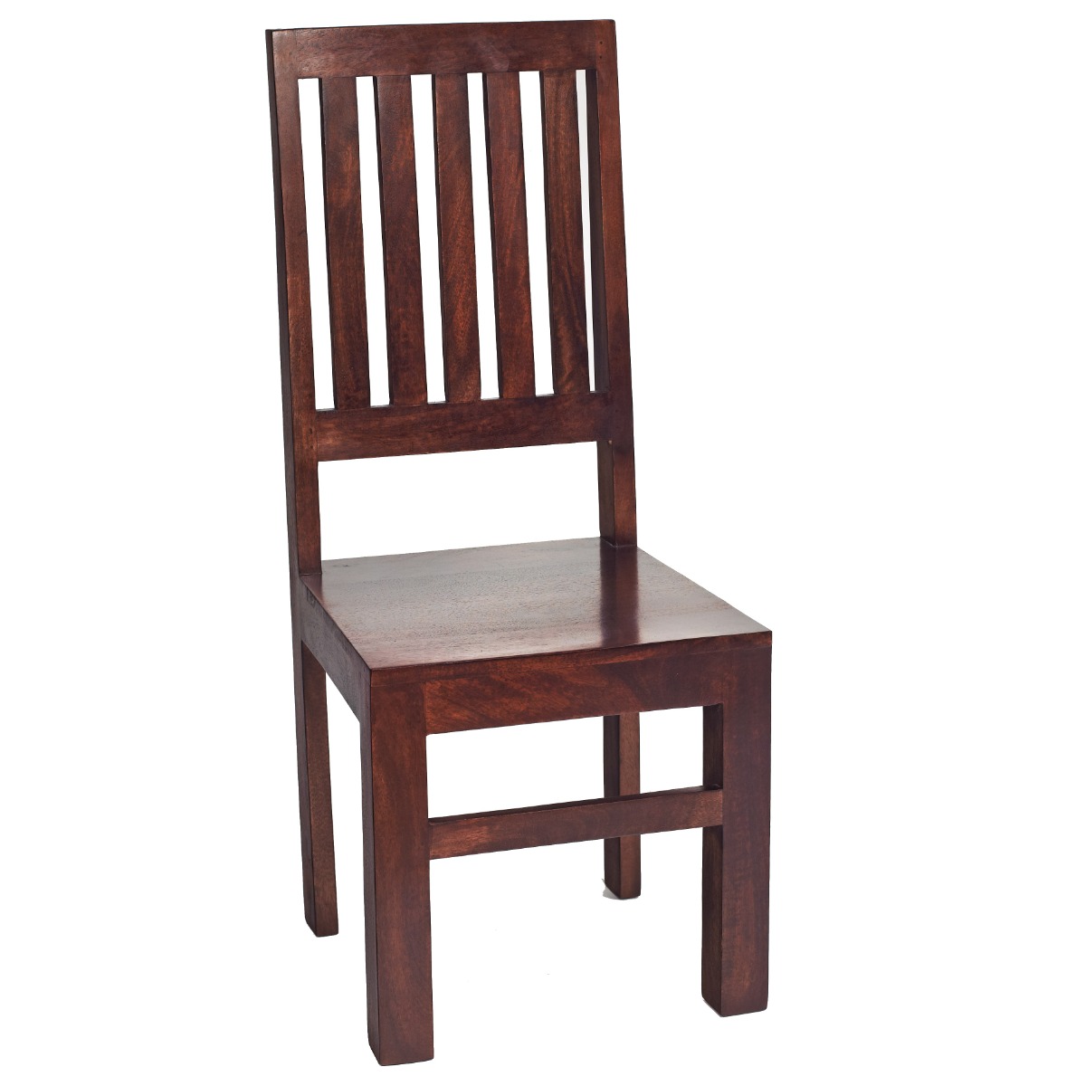 Karoo Dark Mango Slat Back Chair by Karvello Designs | Style Our Home