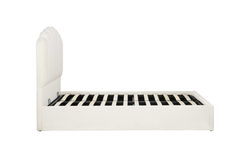 150cm Monaco Fabric Ottoman Bed White by Birlea | Style Our Home