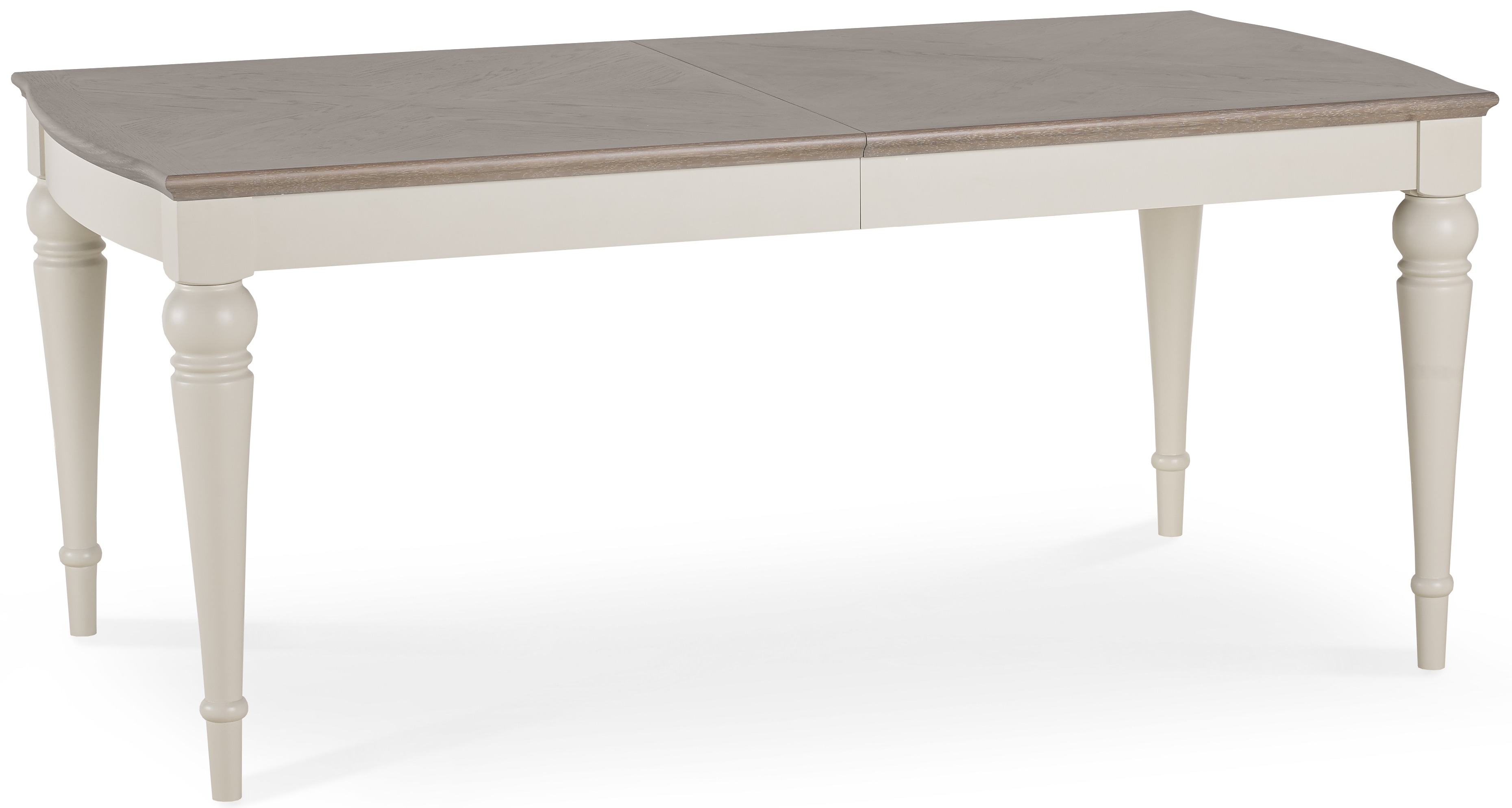 Montreux Washed Oak & Soft Grey 6-8 Extension Dining Table - Style Our Home