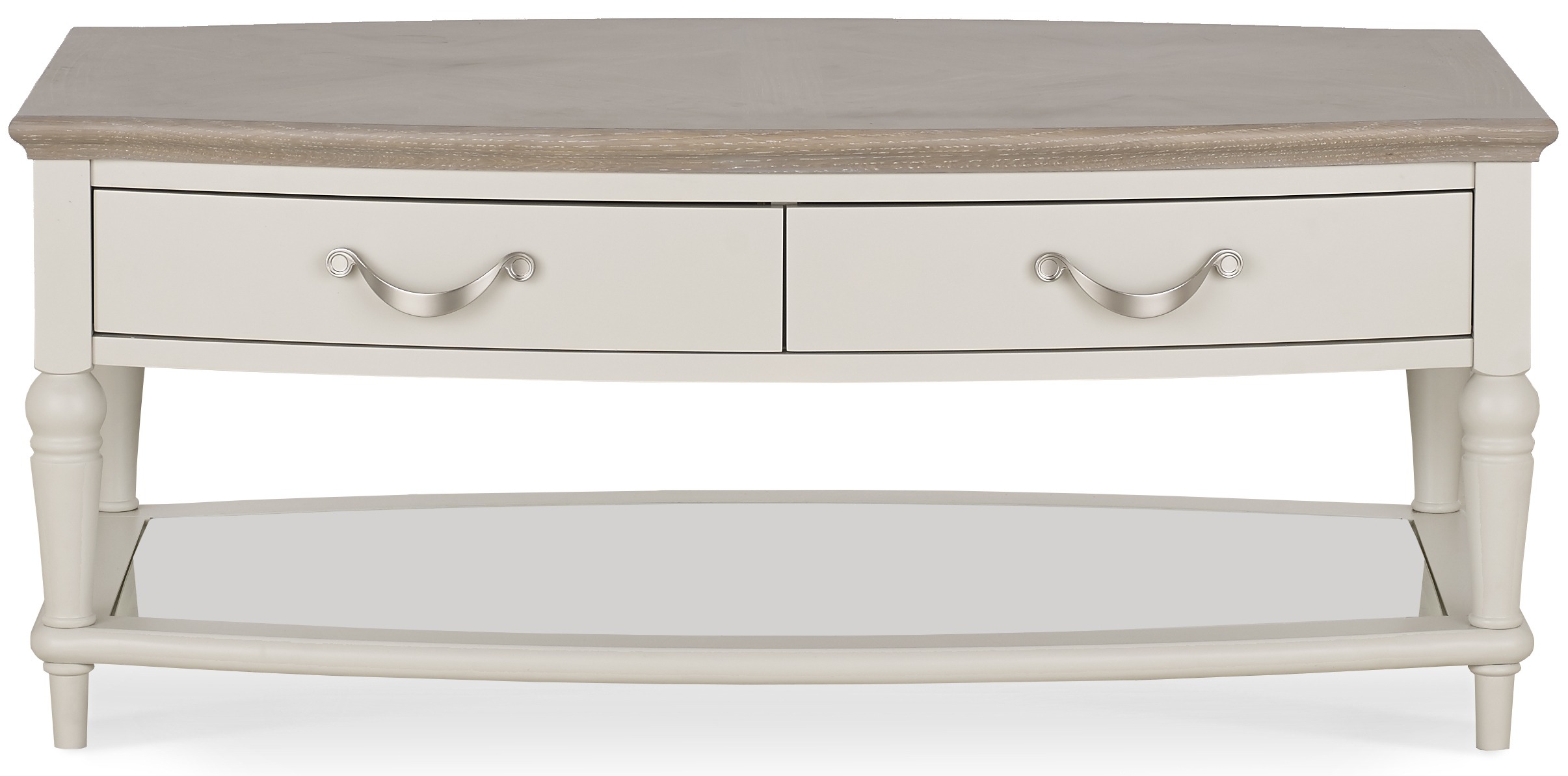 Montreux Soft Grey & Washed Oak Coffee Table - Style Our Home