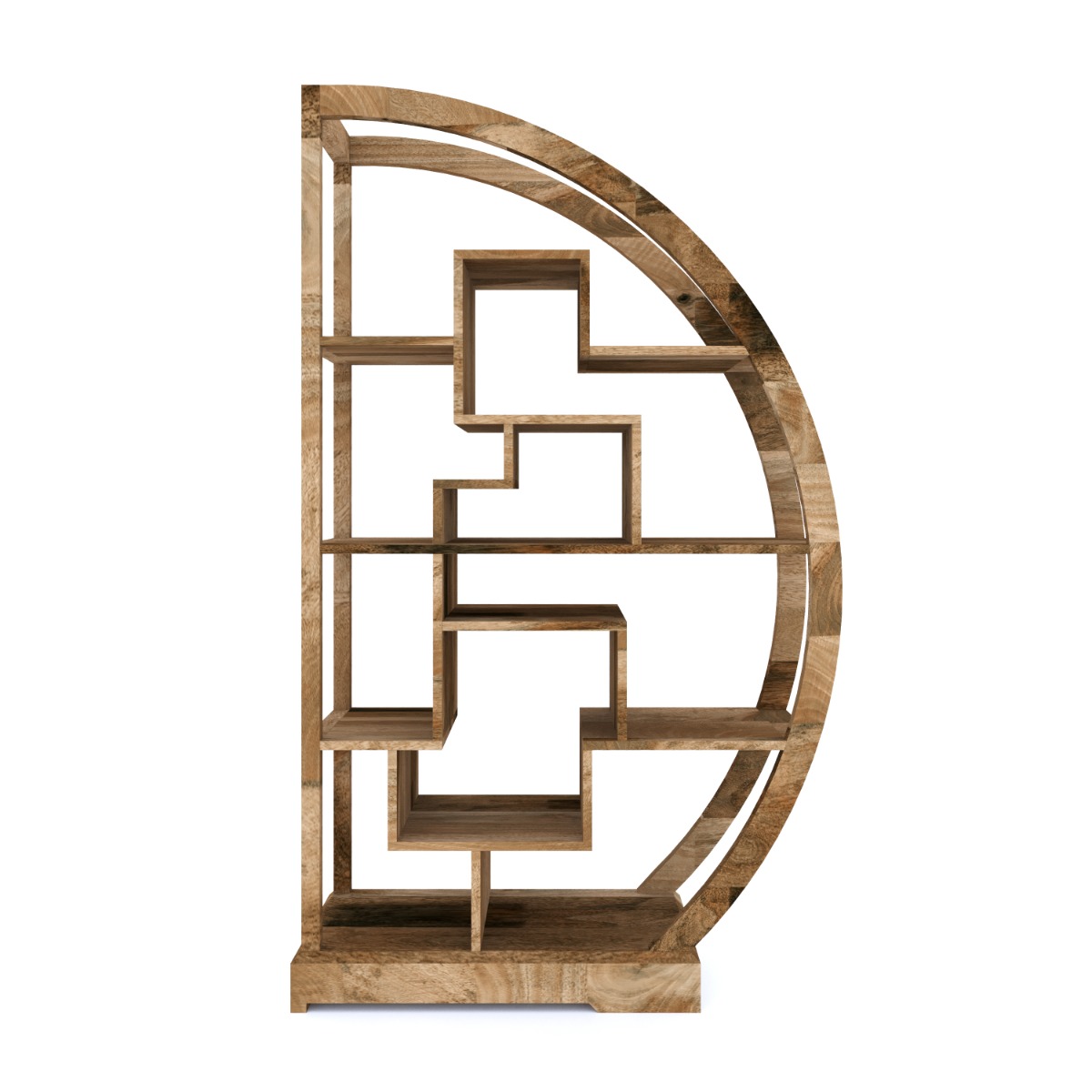 Natural Crest Half Round Display Unit by Jali Editions  | Style Our Home