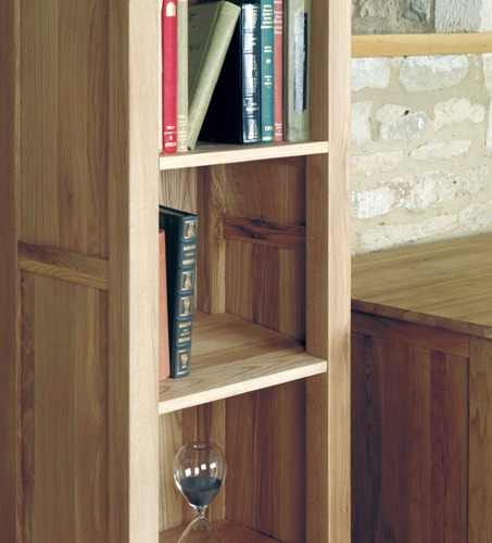 Baumhaus Mobel Oak Narrow Bookcase - Style Our Home