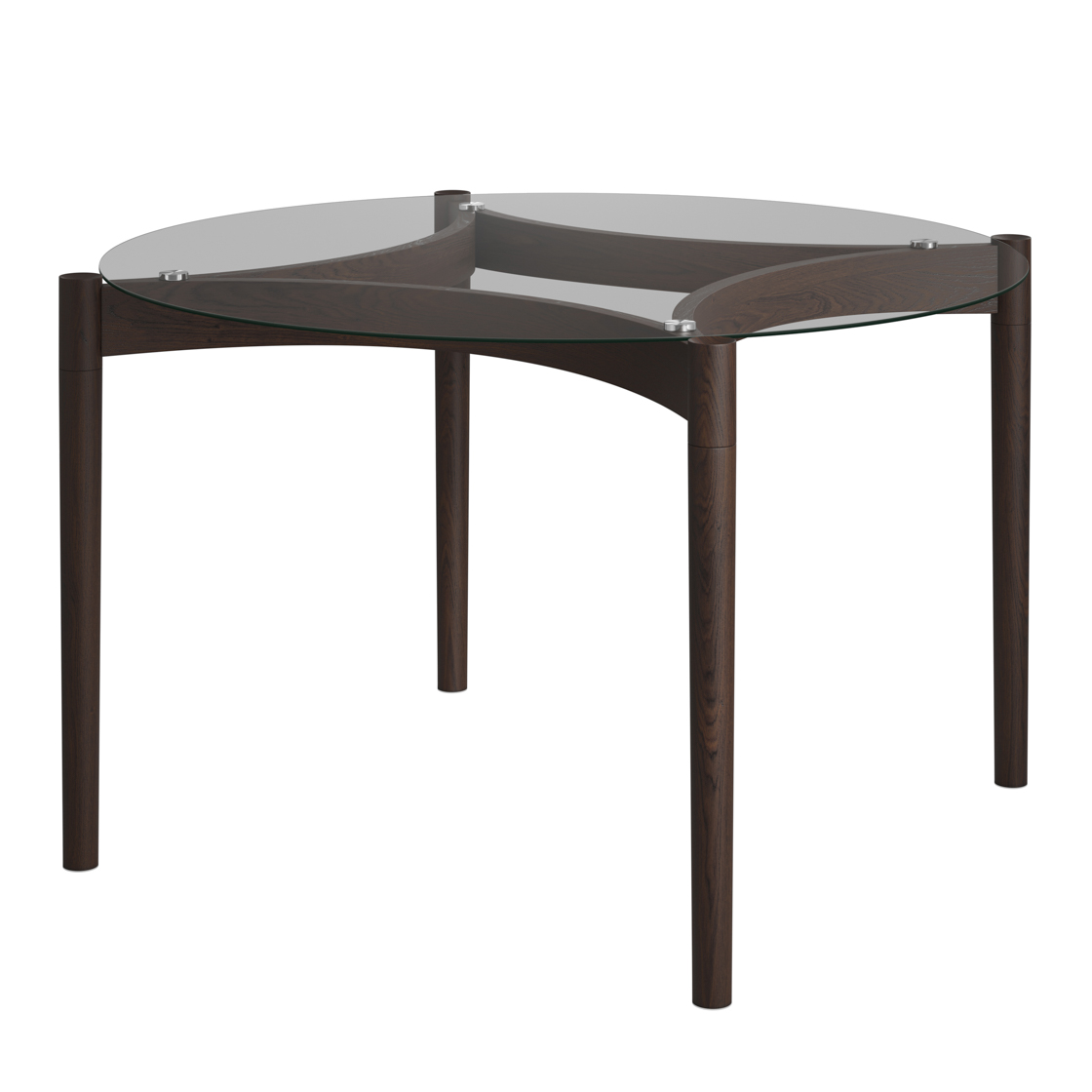 Ned Clear / Chocolate Dining Table (2 Packs) by OTI | Style Our Home