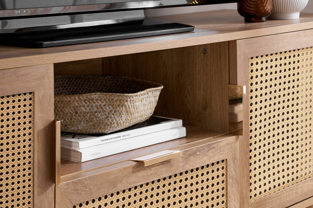 Noah 2 Door 1 Drawer Tv Unit Oak by Birlea | Style Our Home