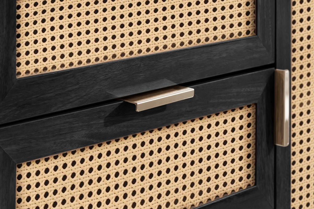 Noah 2 Door 3 Drawer Sideboard Black by Birlea | Style Our Home