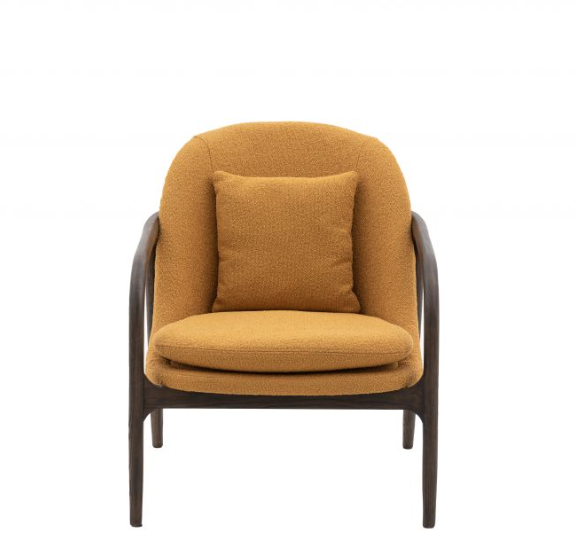 Noble Ochre Armchair by Hudson Living | Style Our Home