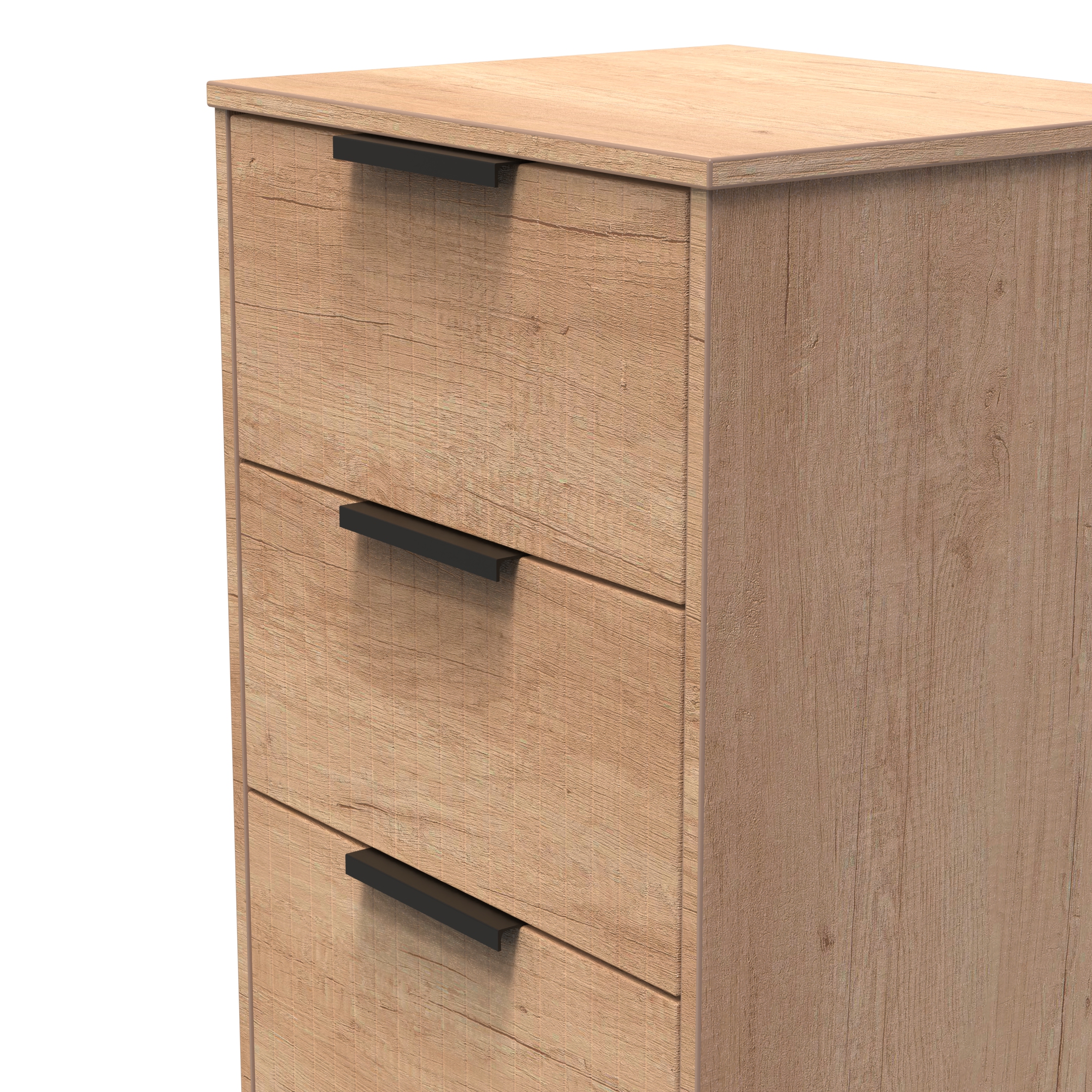 Nashville 5 Drawer Bedside Cabinet in Nebraska Oak by Welcome Furniture | Style Our Home