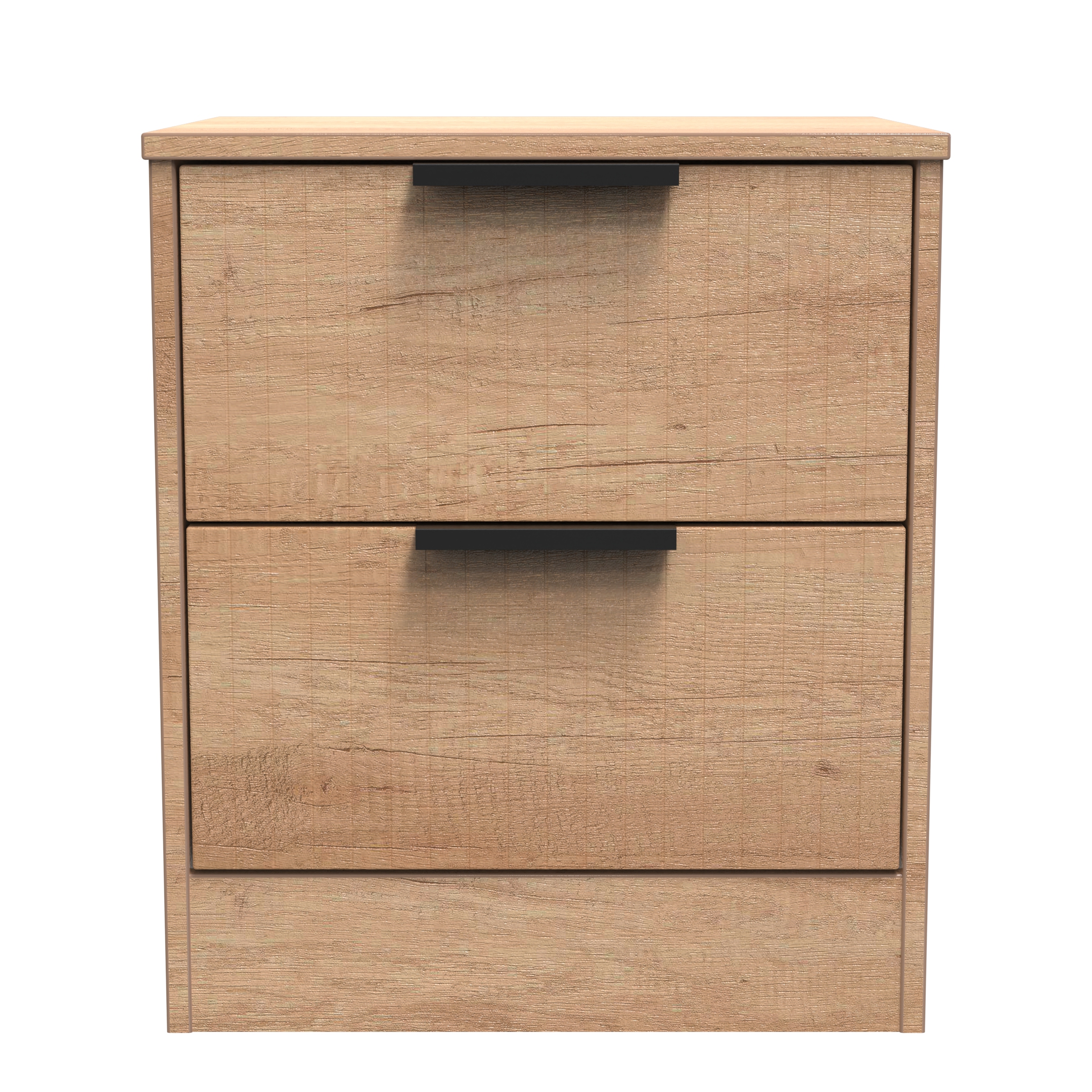 Nashville 2 Drawer Bedside Cabinet in Nebraska Oak by Welcome Furniture | Style Our Home