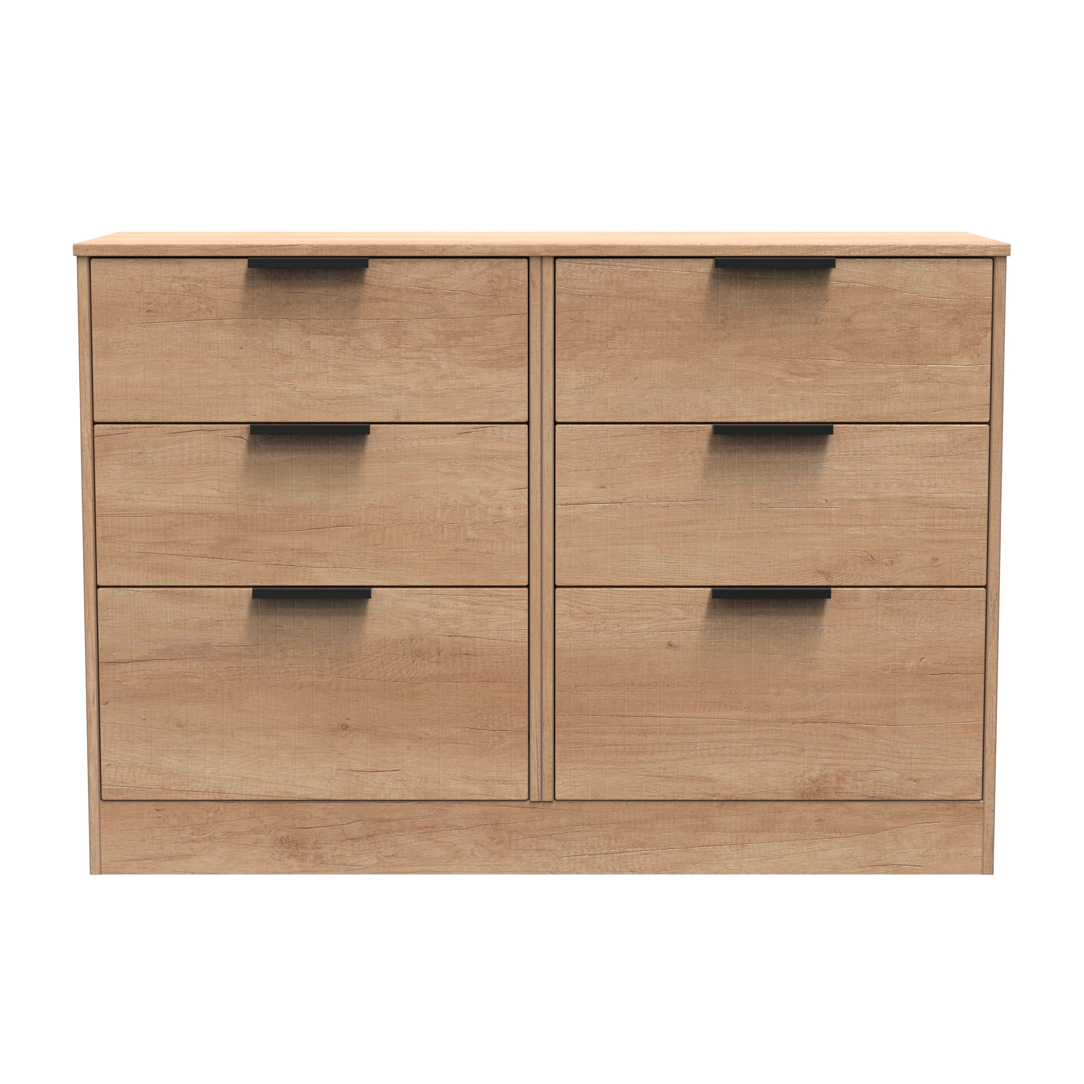 Nashville 6 Drawer Midi Chest in Nebraska Oak by Welcome Furniture | Style Our Home