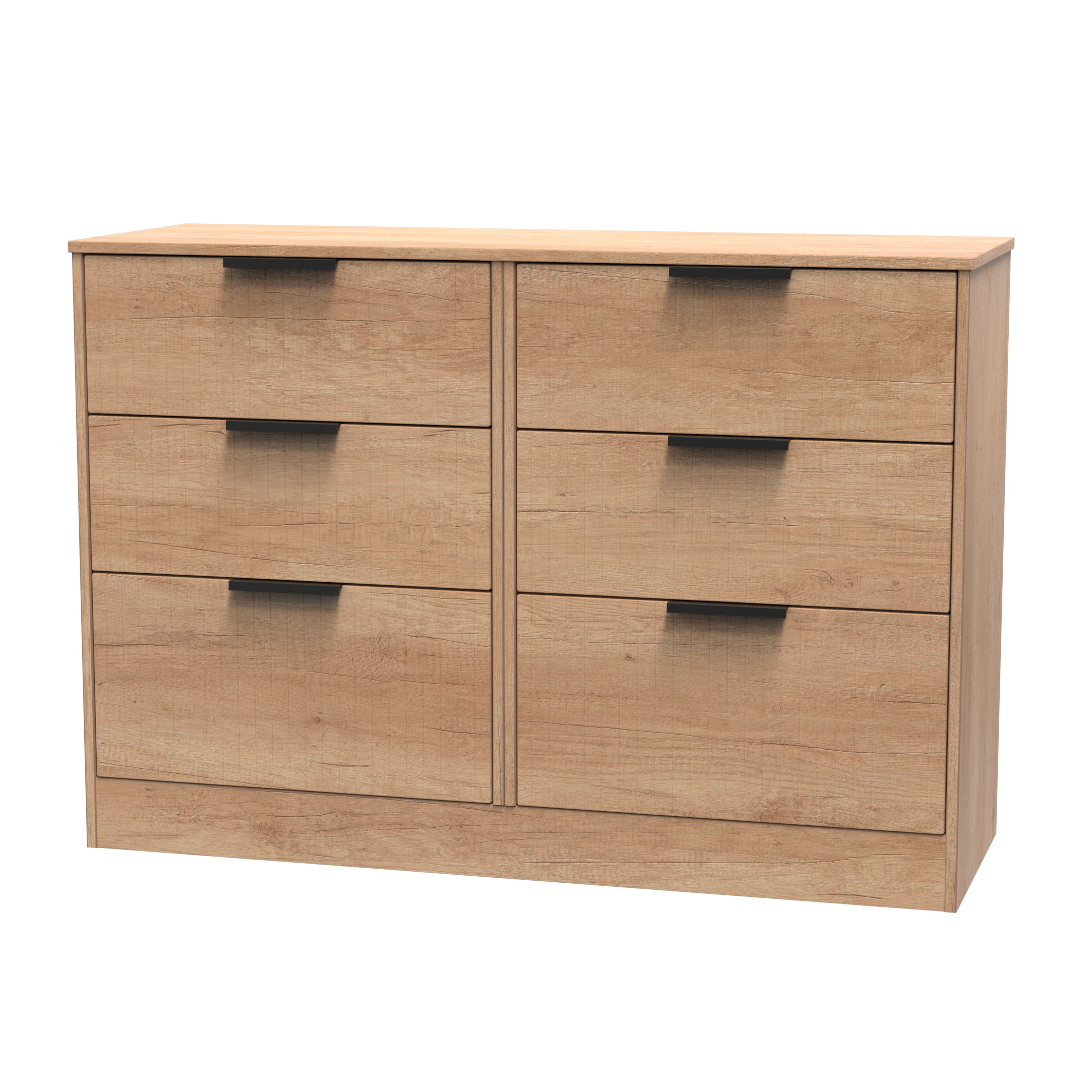 Nashville 6 Drawer Midi Chest in Nebraska Oak by Welcome Furniture | Style Our Home
