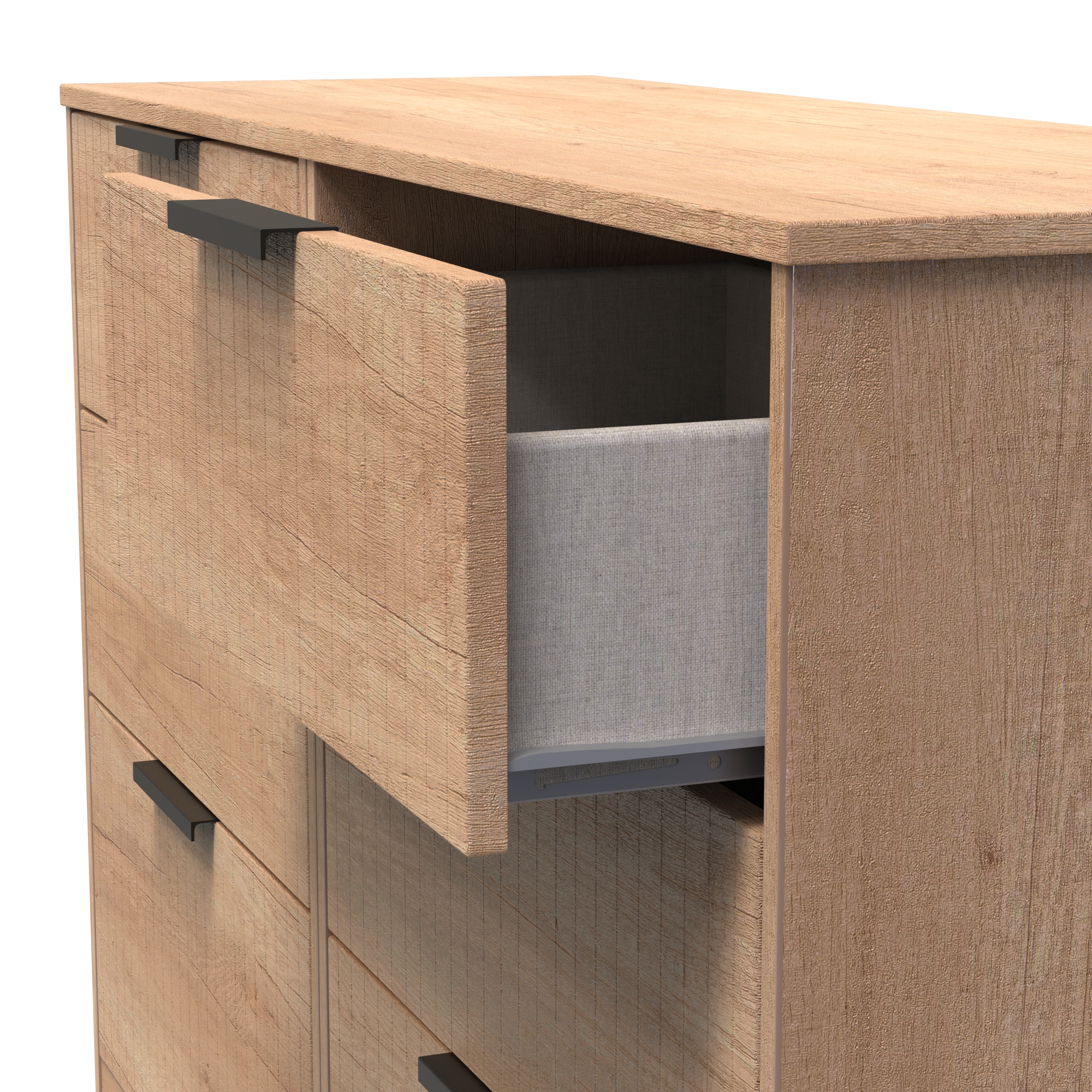 Nashville 6 Drawer Midi Chest in Nebraska Oak by Welcome Furniture | Style Our Home