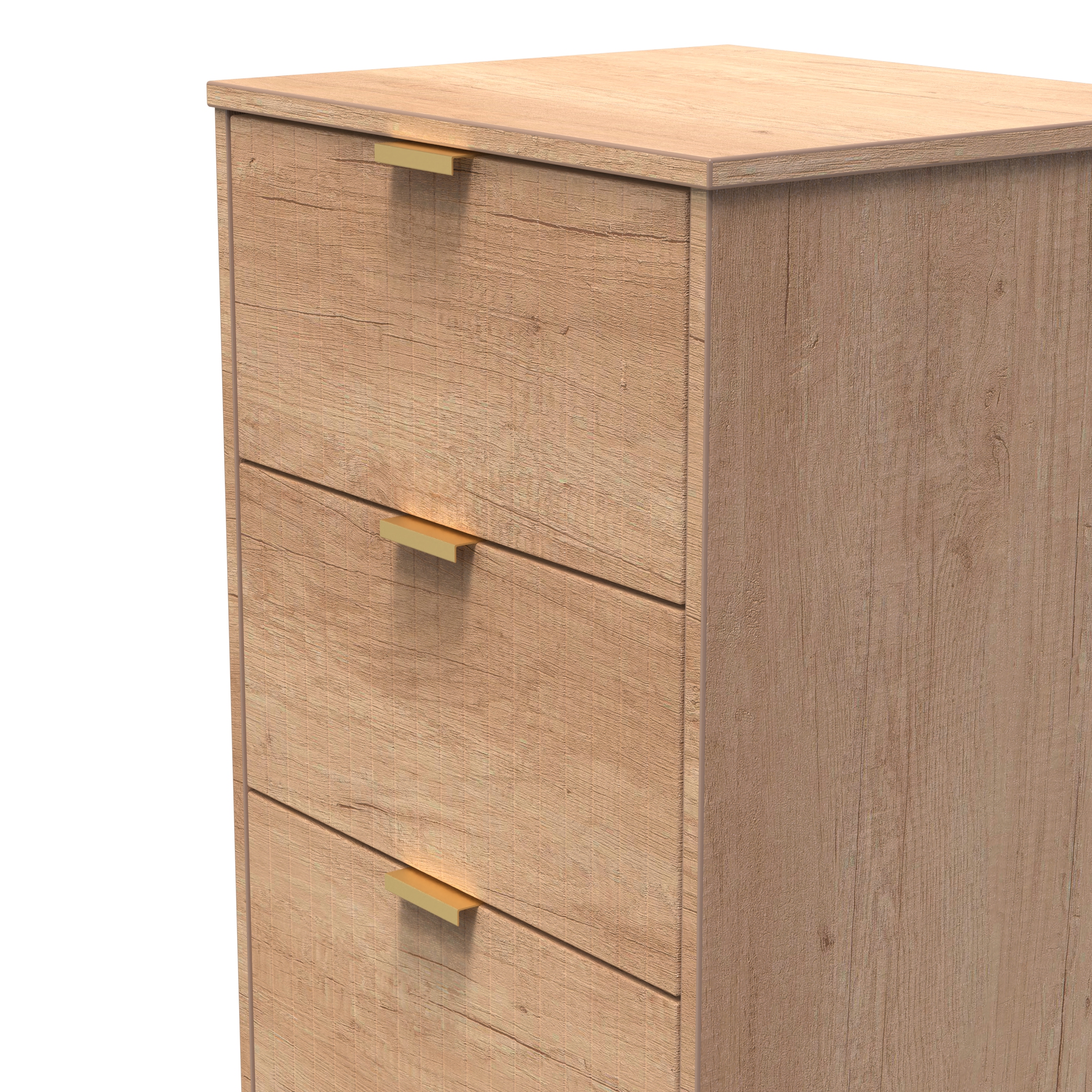Nashville 5 Drawer Bedside Cabinet in Nebraska Oak by Welcome Furniture | Style Our Home