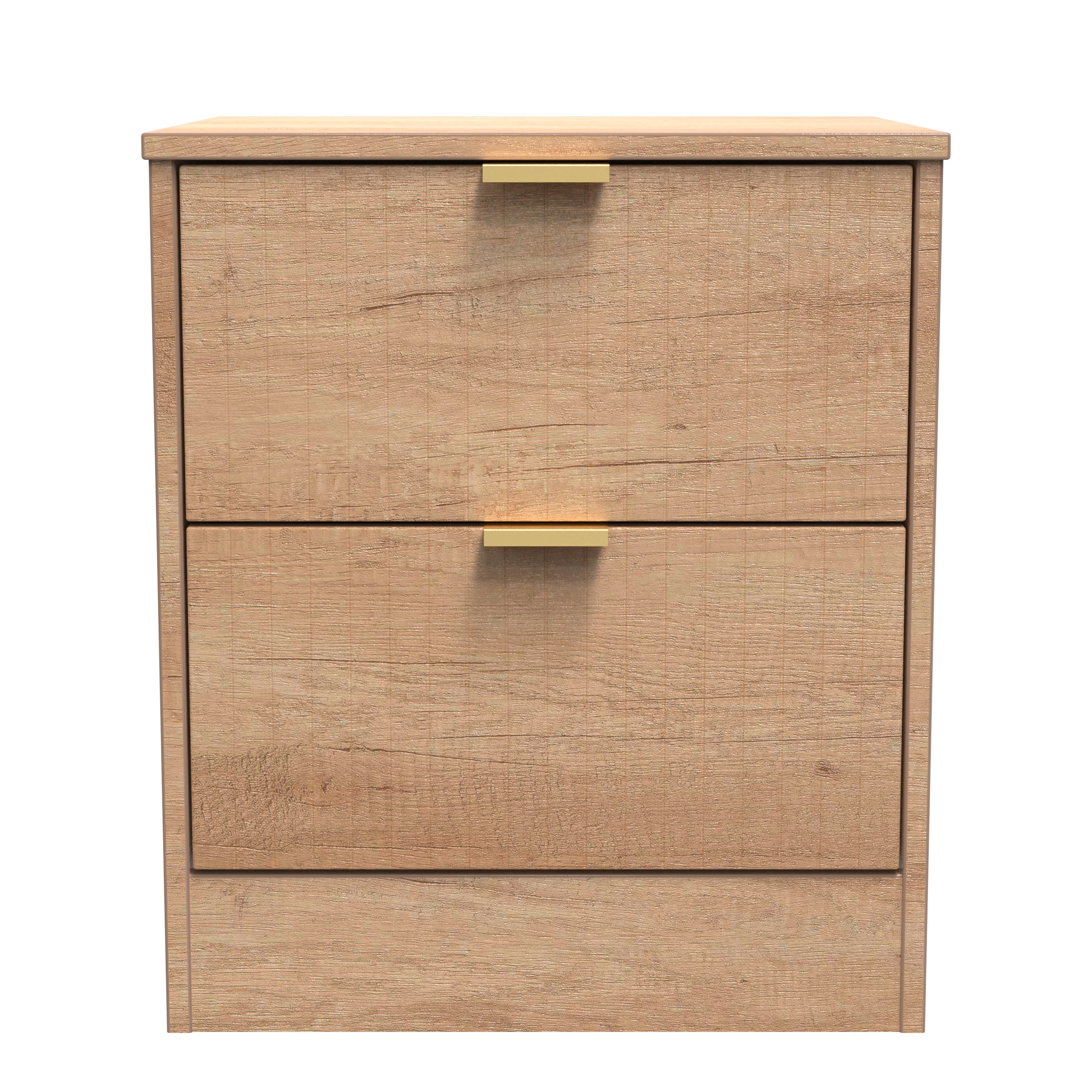 Nashville 2 Drawer Bedside Cabinet in Nebraska Oak by Welcome Furniture | Style Our Home
