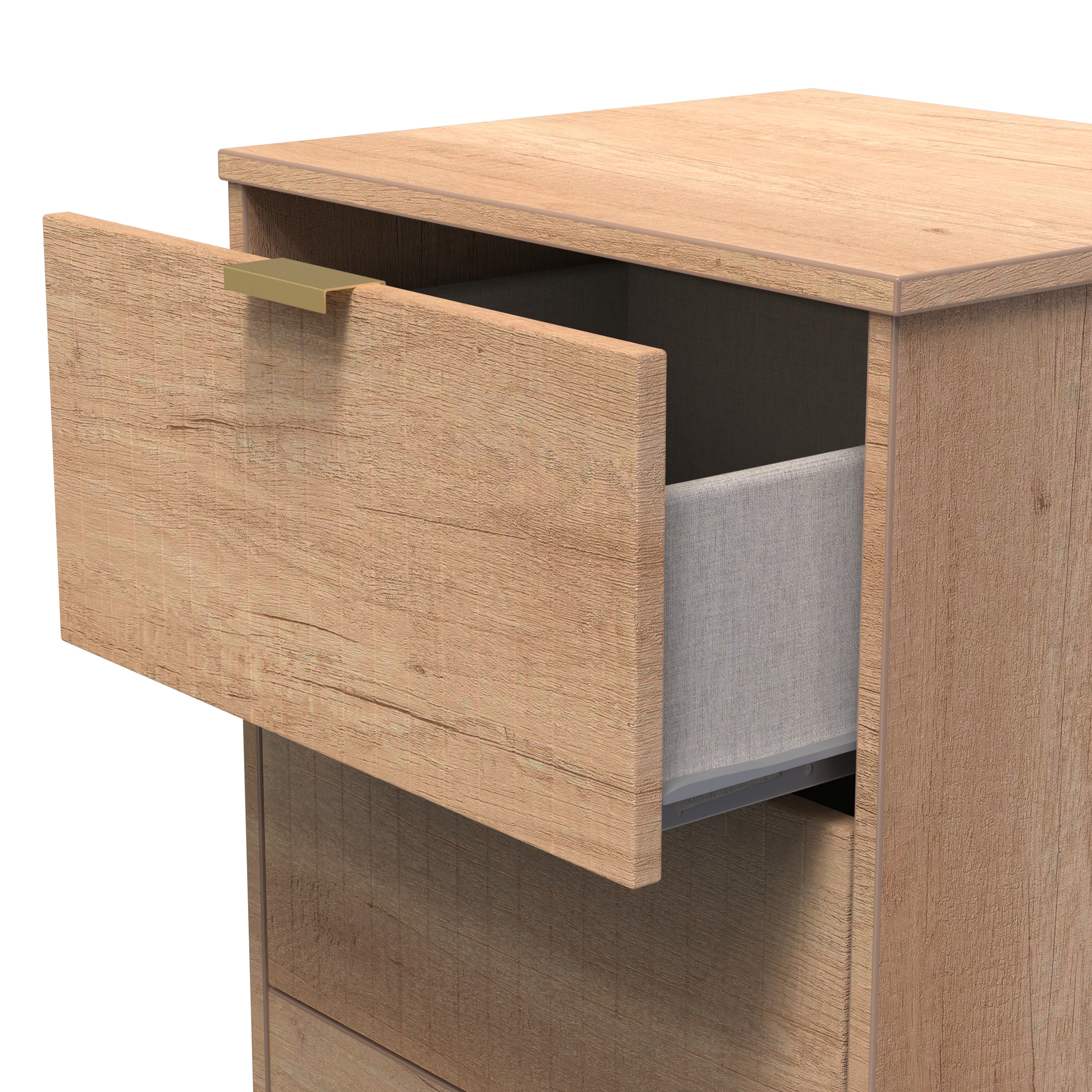 Nashville 2 Drawer Bedside Cabinet in Nebraska Oak by Welcome Furniture | Style Our Home