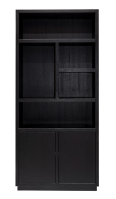 Oakura Black 2 - Door Bookcase by Richmond Interiors | Style Our Home 