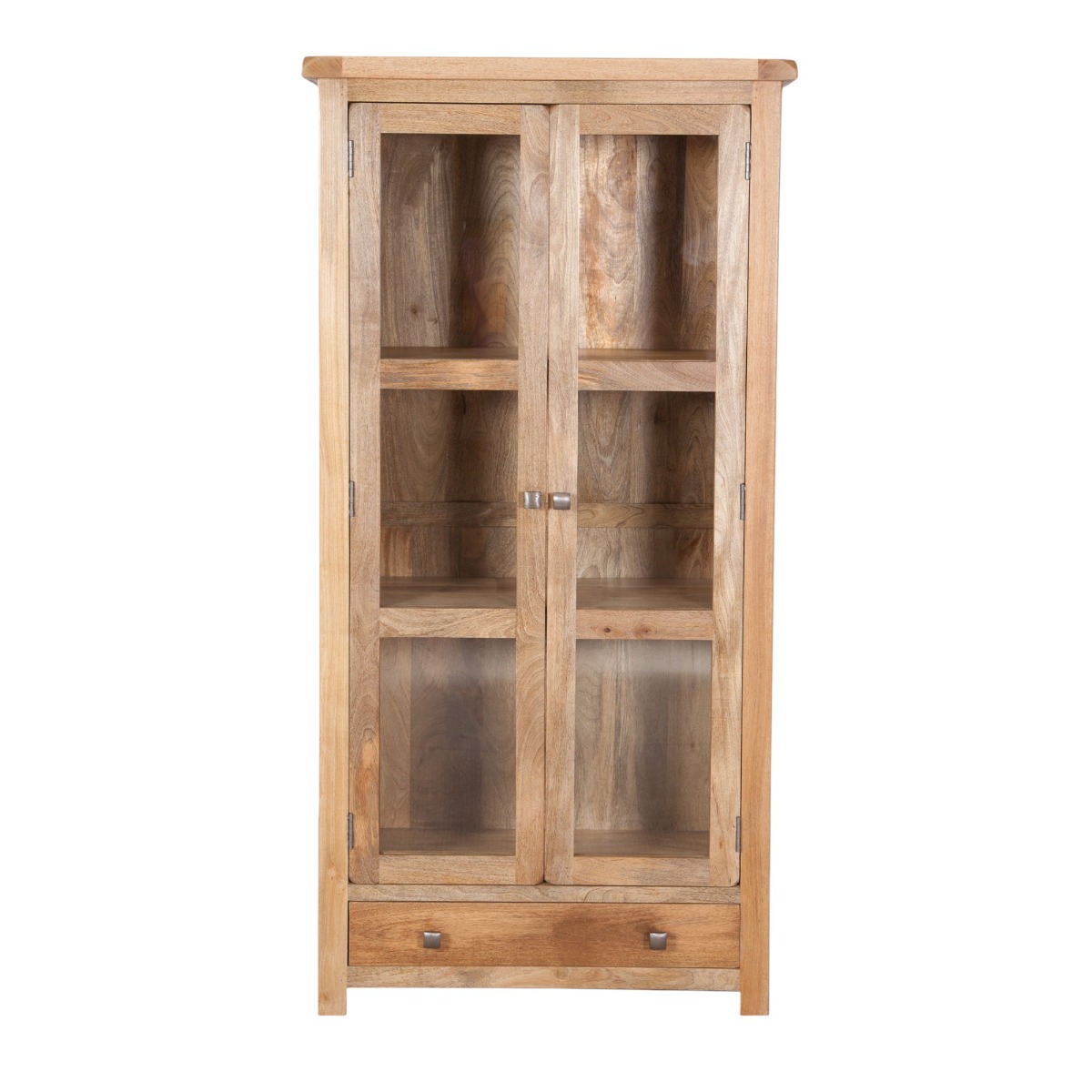Oak Dominion Glazed Display Cabinet by Jali Editions  | Style Our Home