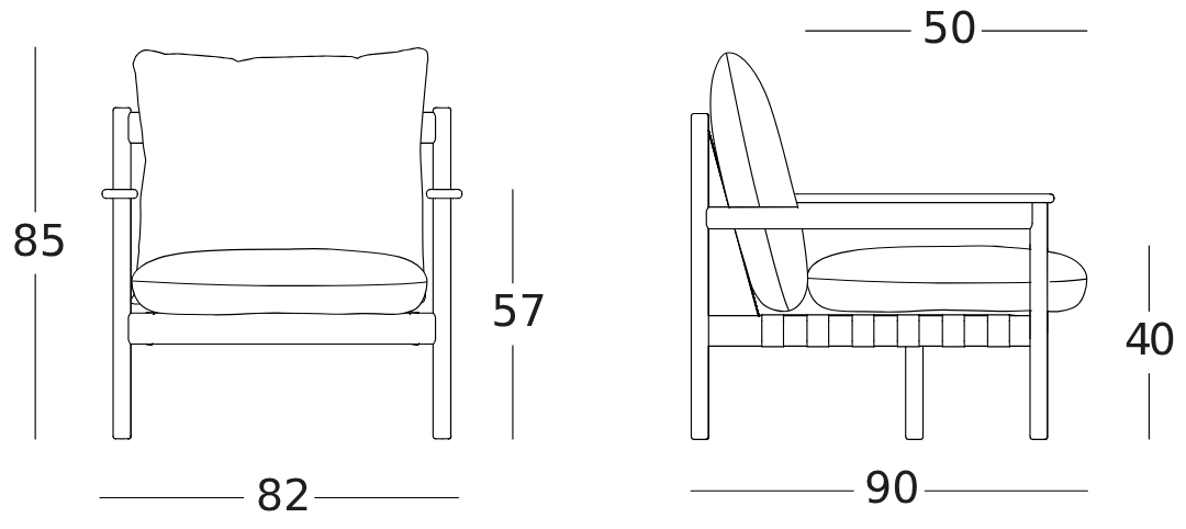 Oda 2.5 Seater Lounge Sofa by Vincent Sheppard | Style Our Home