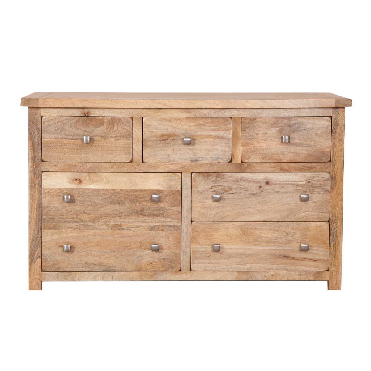 Oak Dominion Estate 7 Drawer Wide Chest by Jali Editions | Style Our Home
