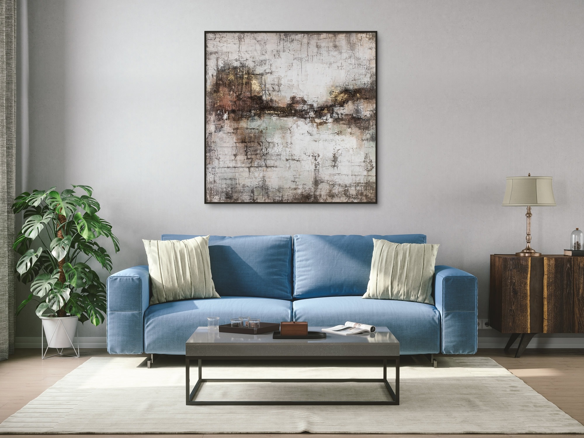 Oil on canvas no.10 by Berkeley Designs London | Style Our Home