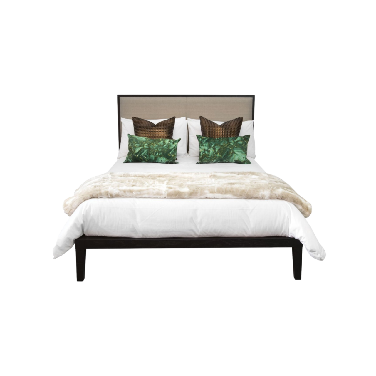 Orchid Beds in Wenge with Beige Fabric by Twent10 Designs | Style Our Home