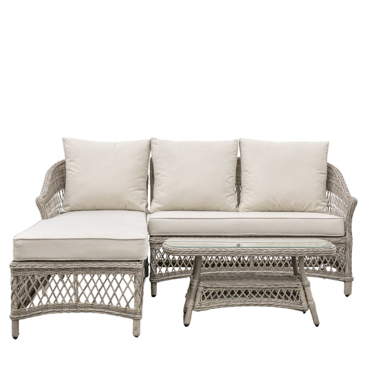 Madone Chaise Set Stone | Style Our Home