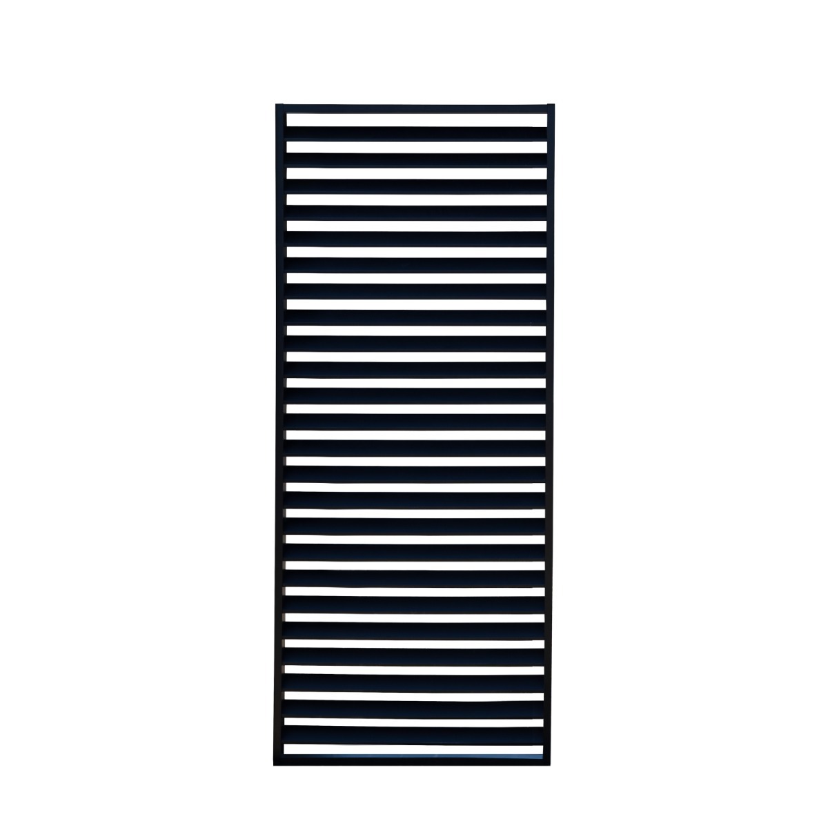 Via Pergola Small Louvre Screen Black | Style Your Home