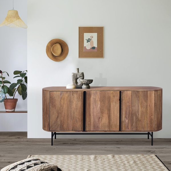 Zen Sideboard With 3 Doors by Indus Valley
