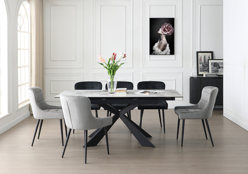 Viva 130-180cm Ext Dining Table by Indus Valley