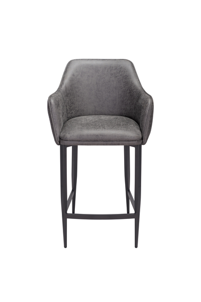L45 Vintage Grey Stool by Indus Valley