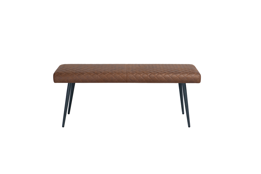 Hoxton Curved Small Bench Tan by Indus Valley
