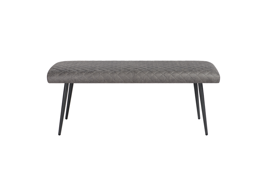 Hoxton Curved Small Bench Grey by Indus Valley