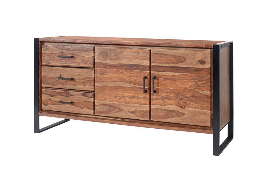 Hoxton Sideboard With 3 Drawers & 2 Doors by Indus Valley
