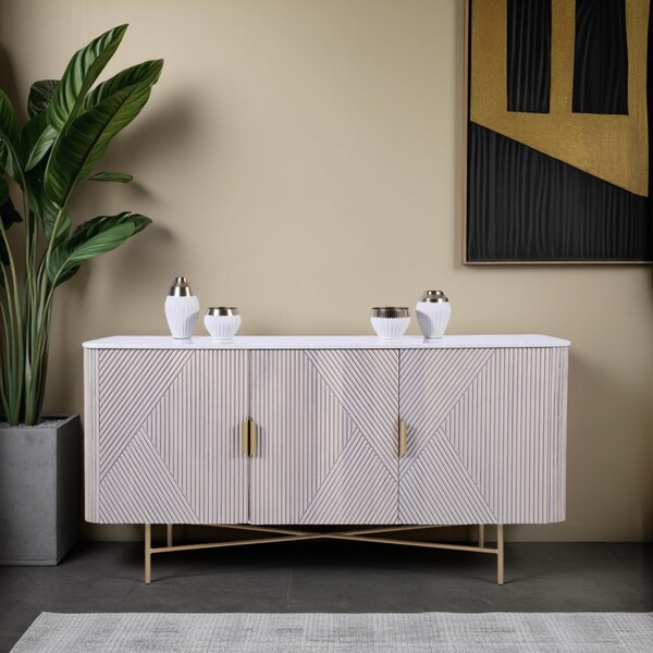 Amiri 3 Door Sideboard by Indus Valley