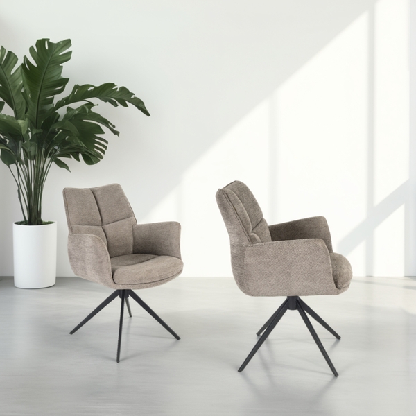 Ar60 Taupe Chair by Indus Valley