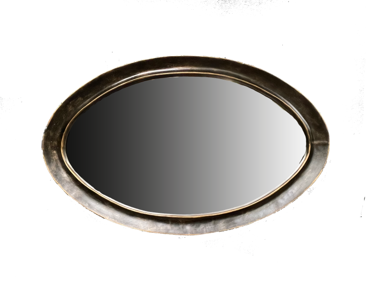 Oval Mirror - Black Gold by Monologue | Style Our Home