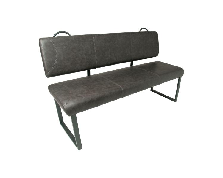 Healey Back Seat Vegan Leather Grey by Monologue | Style Our Home