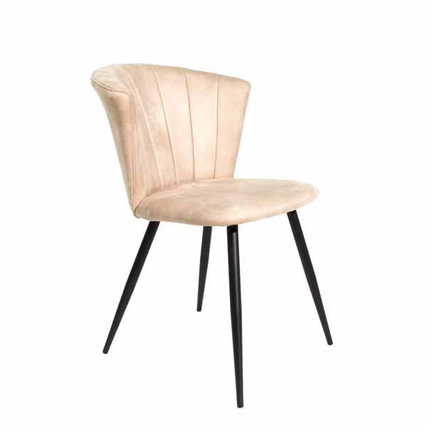Shelby Dining Chair Moleskin Oyster SET OF 2 by Monologue | Style Our Home