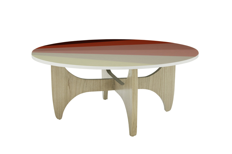 Batwing Coffee Table - Pink Hues by Monologue | Style Our Home