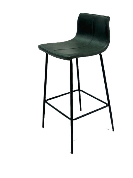 Barracuda Barstool Vegan Forest Green SET OF 2 by Monologue | Style Our Home