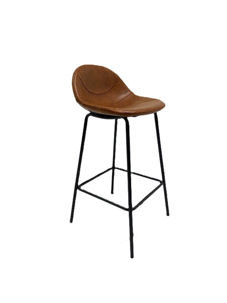 Baseball Barstool Tan SET OF 2 by Monologue | Style Our Home