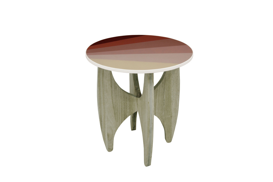 Batwing Lamp Table - Pink Hues by Monologue | Style Our Home