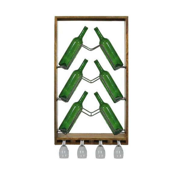 Aruba 6 Bottle Wine Rack by Monologue | Style Our Home