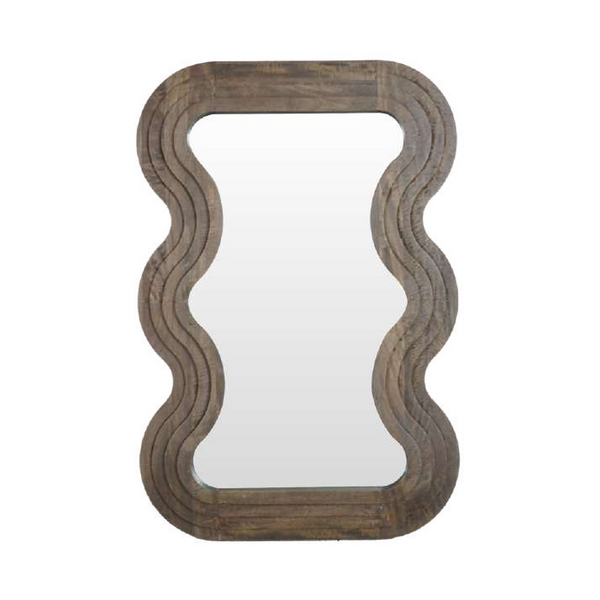 Wiggle Mirror - Greywash by Monologue | Style Our Home