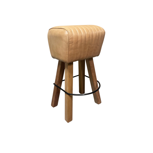 Gladstone Counter Pommel Stool - Natural by Monologue | Style Our Home